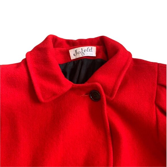 Vintage Jofeld Wool Glamour Double Breasted Peacoat Union Made USA S - Picture 3 of 13